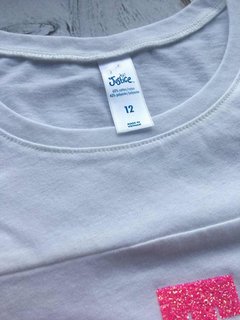 Remera Manga Corta Justice Talle 12 - comprar online