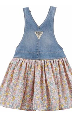 Oshkosh Jardinero De Jeans Con Pollera Talle 4 - comprar online