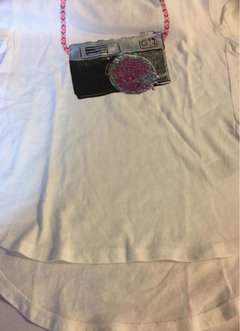 Remera Gap De Niña Con Lentejuelas Talle M en internet