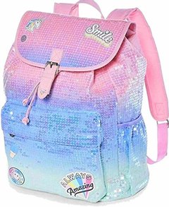 Mochila Justice Grande Con Lentejuelas