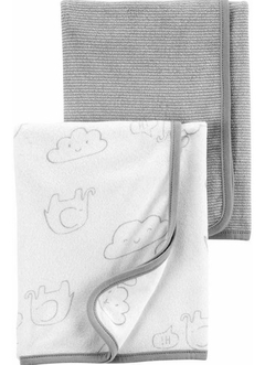 Pack De Mantas De Tawel Color Gris Carters