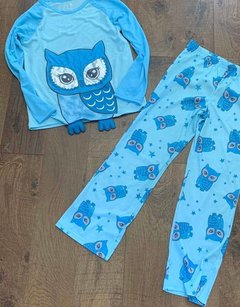 Pijama Justice Modelo Búhos Talle 10