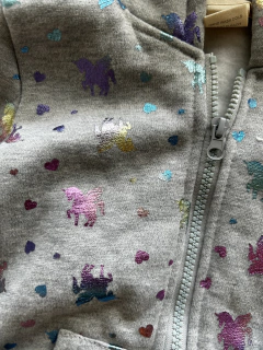 Campera algodon unicornio talle 5 años - comprar online