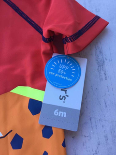 Remera Con Filtro Uv Protección Solar Carters Talle 6 Meses en internet