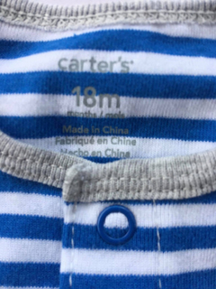 Enterito De Algodon Verano Carters 18 Meses - Vida objetos decorativos