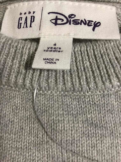 Sweater De Hilo Gap De Mickey Talle 4 - Vida objetos decorativos