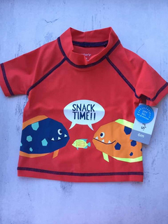 Remera Con Filtro Uv Protección Solar Carters Talle 6 Meses