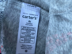 Set 2 Piezas Pijama Carters Talle 4t - comprar online