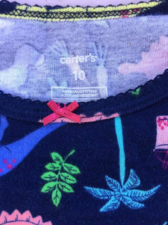 Pijama Carters Talle 10 De Dos Piezas De Dinosaurios - comprar online