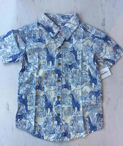 Camisa Carters De Nene Talle 7 Con Diseño De Animales