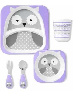 Set Skip Hop Zoo Winter Owl Mealtime Gift Set