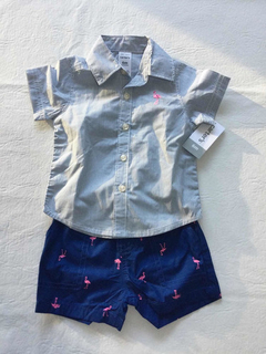 Conjunto Carters Talle 6 Meses De Camisa Y Pantalón - comprar online