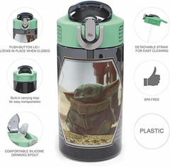 Botella De Agua De Baby Yoda 473ml en internet