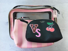 Set De 3 Porta Cosméticos Neceser Victorias Secret Or en internet