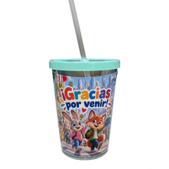 Vaso Acrílico Glitter 350cc 3 masas + 3 cortantes en internet