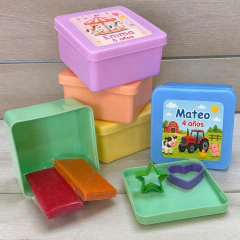 Caja Cubo Premium con 4 Masas, 3 Cortantes y Sello en internet