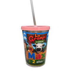 Vaso Acrílico Glitter 350cc 3 masas + 3 cortantes + 1 Sello + 1 Herramienta M