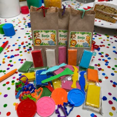 Bolsita Eko Kraft con 3 Masas y 3 Cortantes - SIGUELAFIESTA-2K