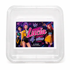 Lunchera infantil con 3 masas, 3 cortantes chicos y 1 palito multicolor en internet