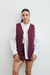 Chaleco Esencia bordo - comprar online