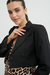 Blazer Nexo crop negro - comprar online