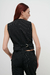 Chaleco Pesto negro rayado - Filia Clothes