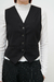 Chaleco Cannoli negro - Filia Clothes