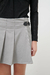 Pollera Short Cannoli gris - comprar online