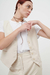 Chaleco Orilla beige - comprar online