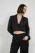 Blazer Nexo crop negro - tienda online