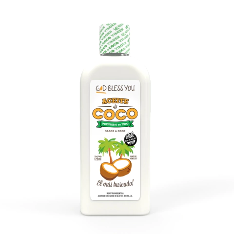 ACEITE DE COCO PRENSADO EN FRIO (SABOR COCO) 125ml