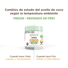 ACEITE DE COCO PRENSADO EN FRIO (SABOR COCO) 225ml en internet