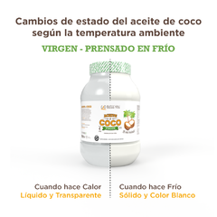 ACEITE DE COCO PRENSADO EN FRIO (SABOR COCO) BIDÓN 4LT en internet