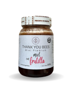 MIEL 100% NATURAL sabor FRUTILLA 250gr