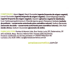 Shampoo Neutro Natural Vegano 500 ml - Ameize Cosmética Natural