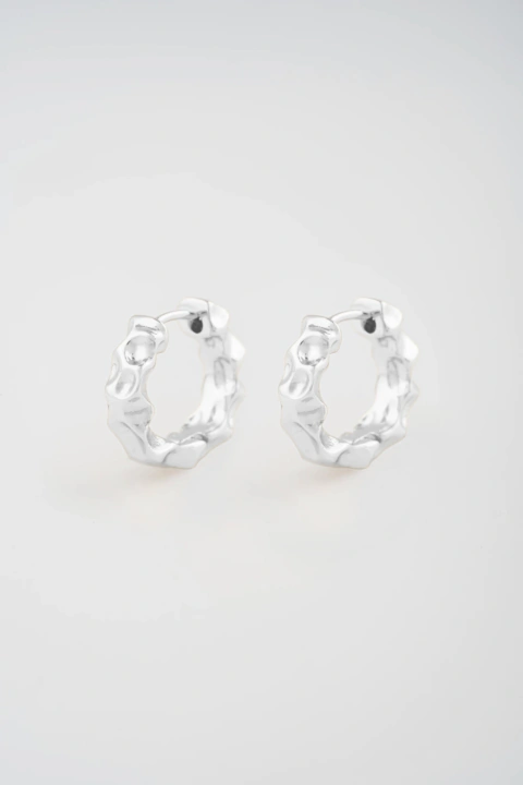 Aros Craft Hoops Silver