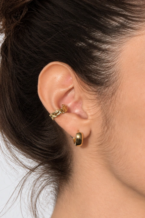 Earcuff Hammer Gold - (copia) - (copia)