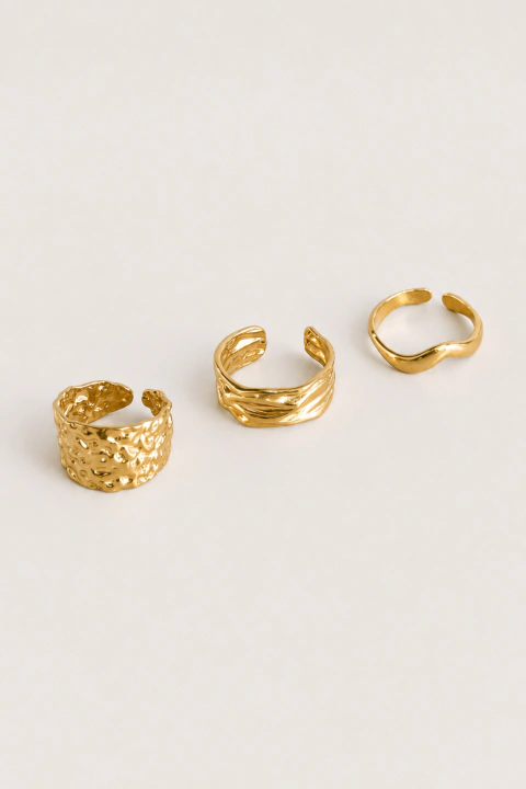 Set de Anillos Roa