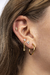 Aros Golden hoops S - comprar online