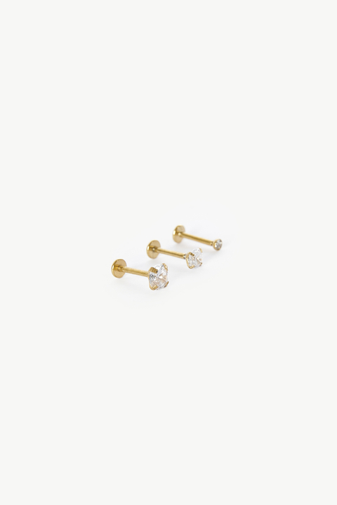 Trío Gold Studs - comprar online
