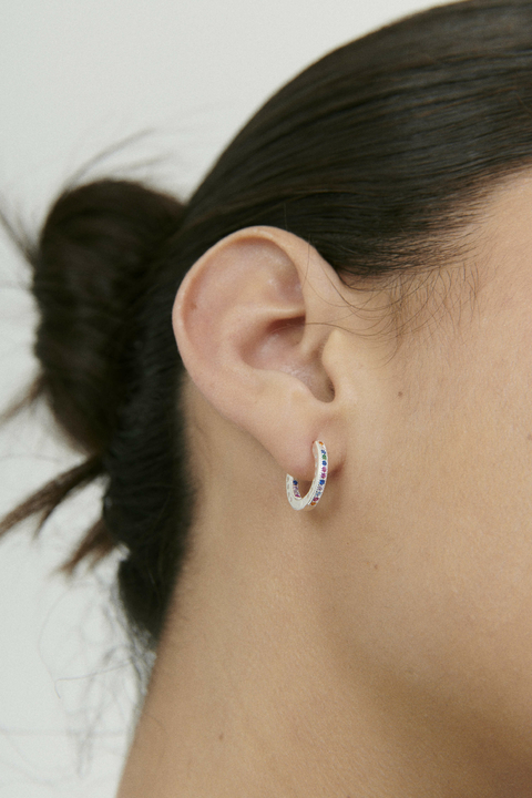Aros Rainbow Silver - comprar online