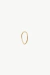 Argollita Clicker Ovalada Gold