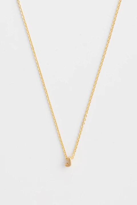 Collar Mini Letra "J" - comprar online