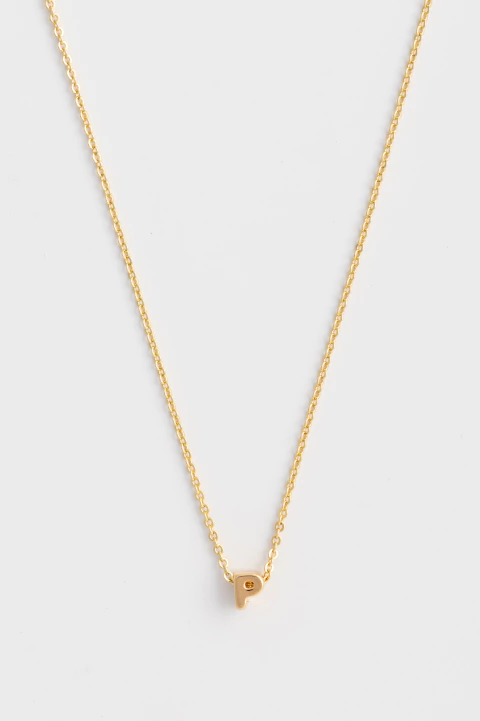 Collar Mini Letra "P" - comprar online