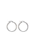 Aros Silver hoops M - FICHÍ Jewelry