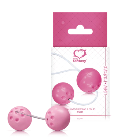 Conjunto de Pompoar com 2 Bolas