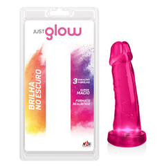 Pênis com Led Rosa