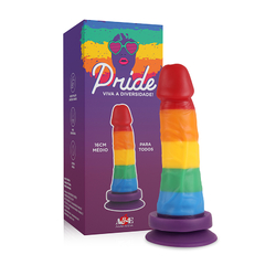 Pênis PRIDE Maciço / ventosa
