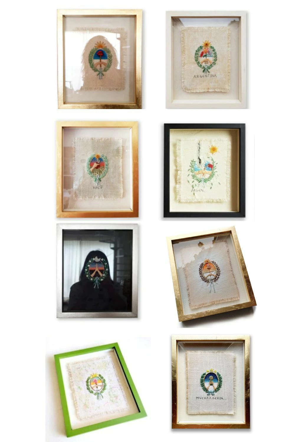 COLECCIÓN completa de 9 Escudos Paisana
