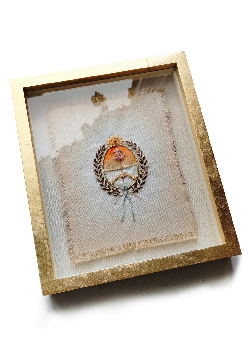ESCUDO NACIONAL CALMA - cuadro 22x26cm